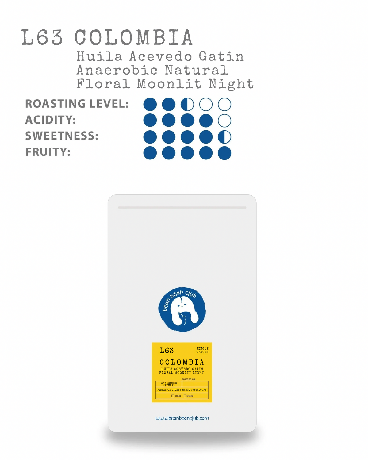 L63 - Colombia Huila Moonflower Anaerobic Natural