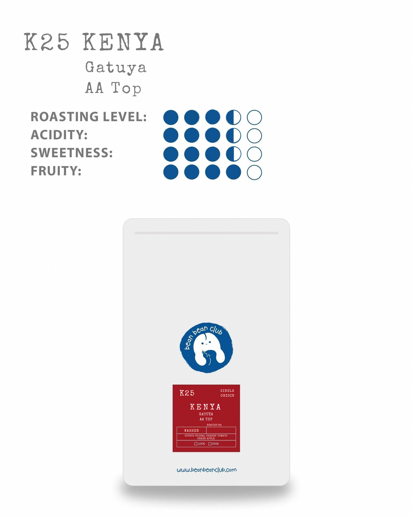 K25 - 肯尼亞 加杜亞 AA TOP