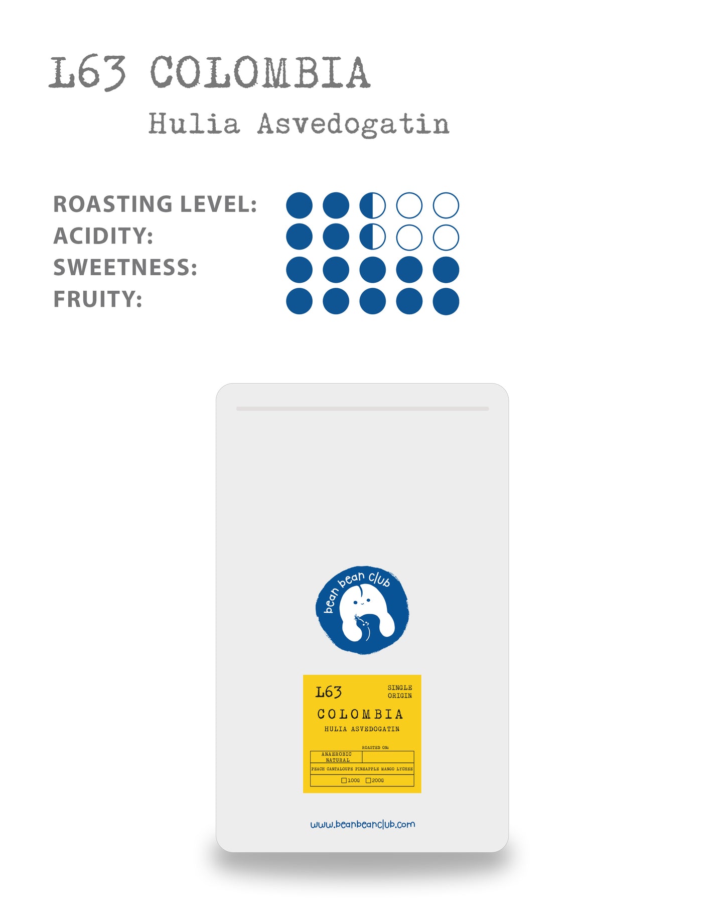 L63 - 哥倫比亞 慧蘭 花月夜 厭氧日曬