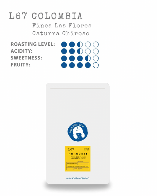 L67 - 哥倫比亞 鮮花莊園 卡杜拉奇洛索 厭氧發酵水洗處理